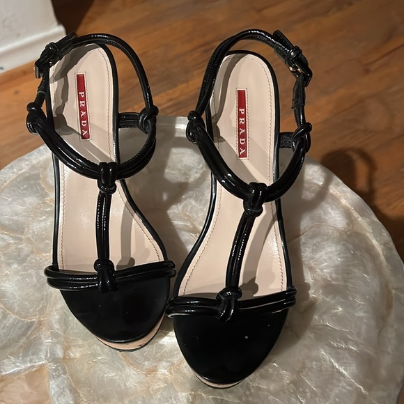 Prada platform cork sandals - Picture 2 of 11